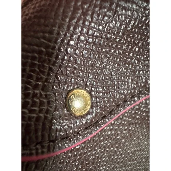 Coach Mini Bennett Satchel Oxblood Multi Crossgrain Leather Bag F22237 NWT - Picture 4 of 8